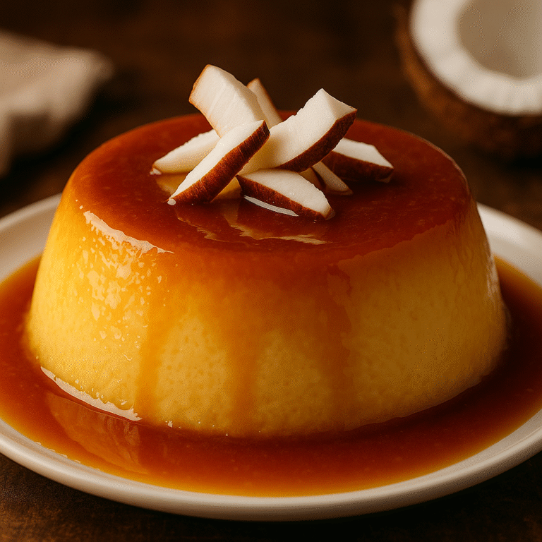 Pudim de Coco Cremoso: Passo a Passo Completo