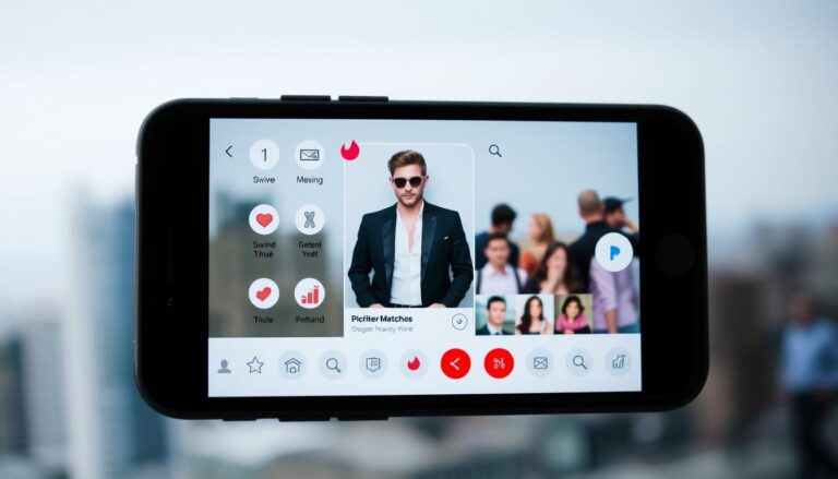 Tinder, application rencontre, profils, conversations